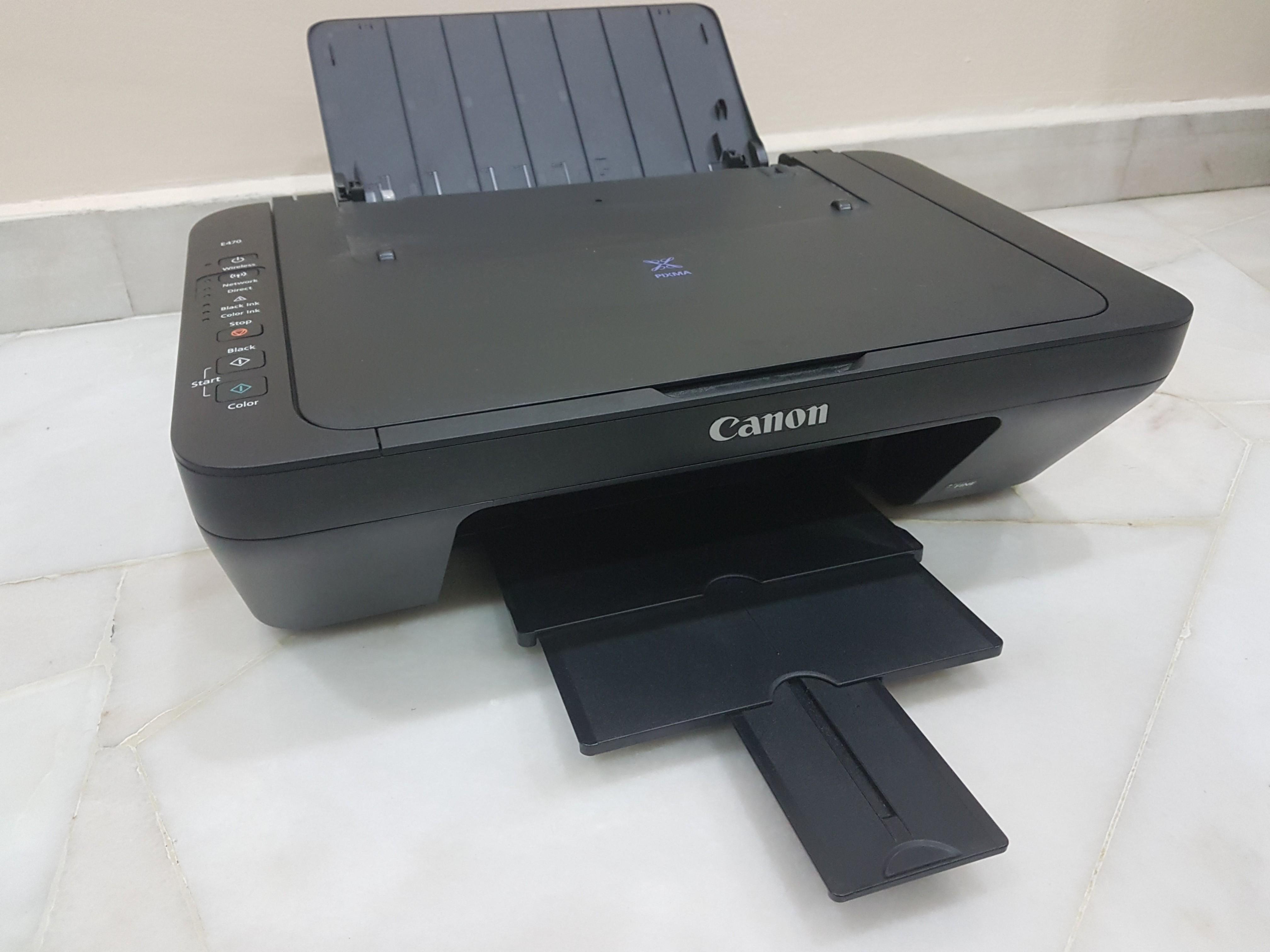 canon pixma e470 all in one printer