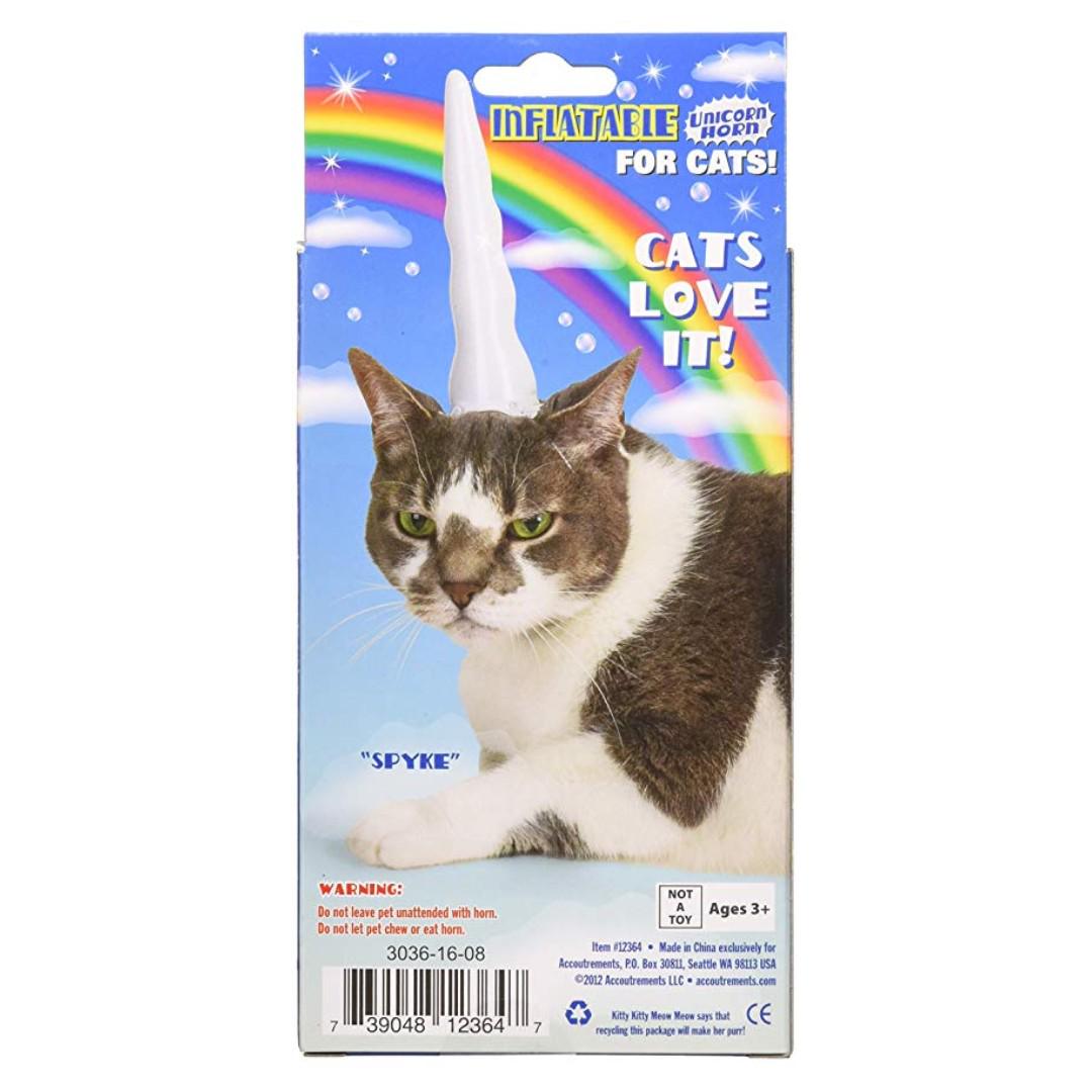 Cat Inflatable Unicorn Horn Pet Supplies For Cats Cat