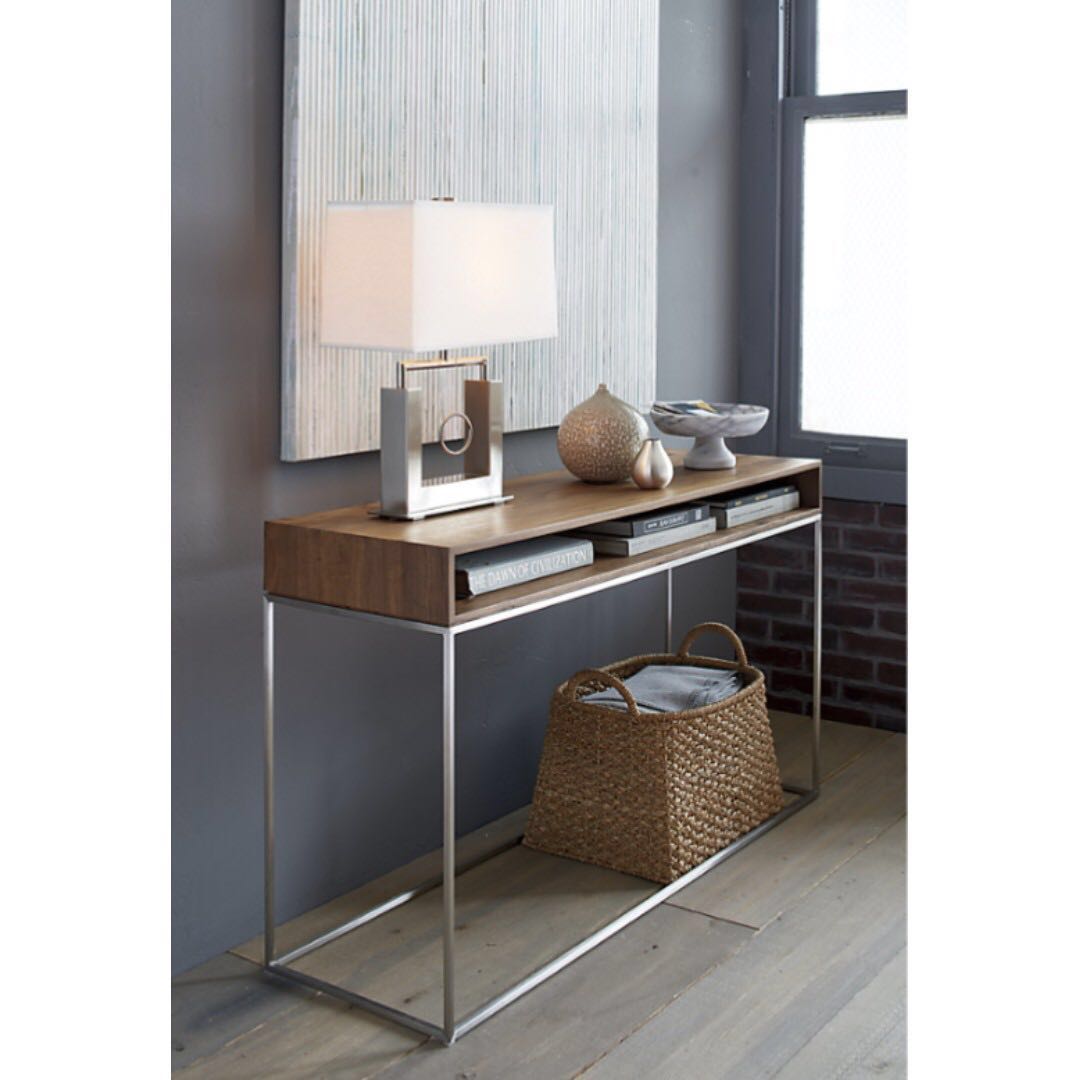 Crate And Barrel Frame Console Table Furniture Tables Chairs Crate And Barrel Frame Console Table Furniture Tables Chairs On Carou