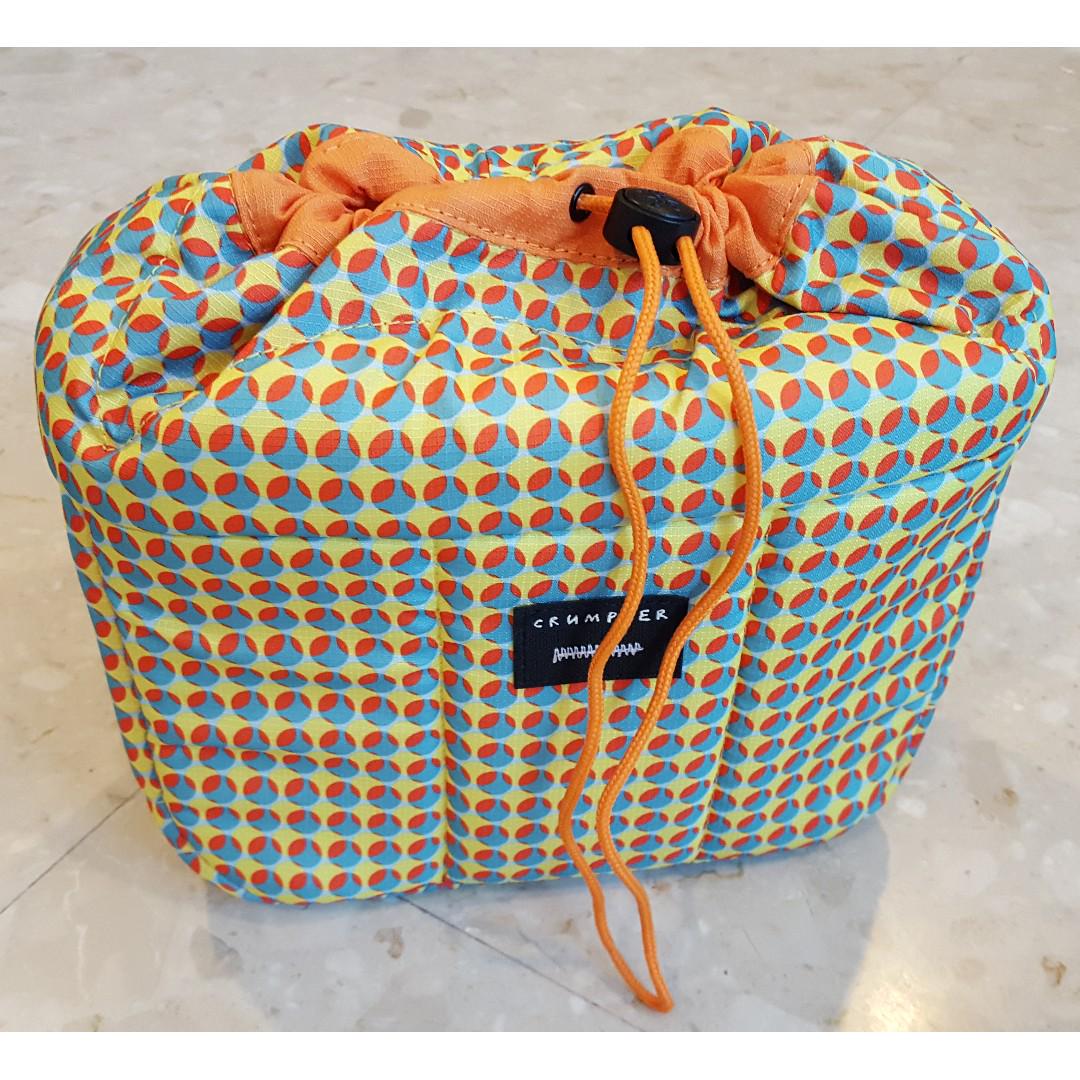 Crumpler Haven Camera Pouch Large Blue Dot Orange Photography Photography Accessories Camera Bags Carriers on Carousell