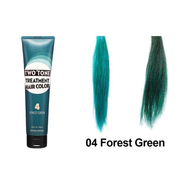 Etude House Two Tone Treatment Hair Color - #4 Forest Green, Beauty &  Personal Care, Hair on Carousell