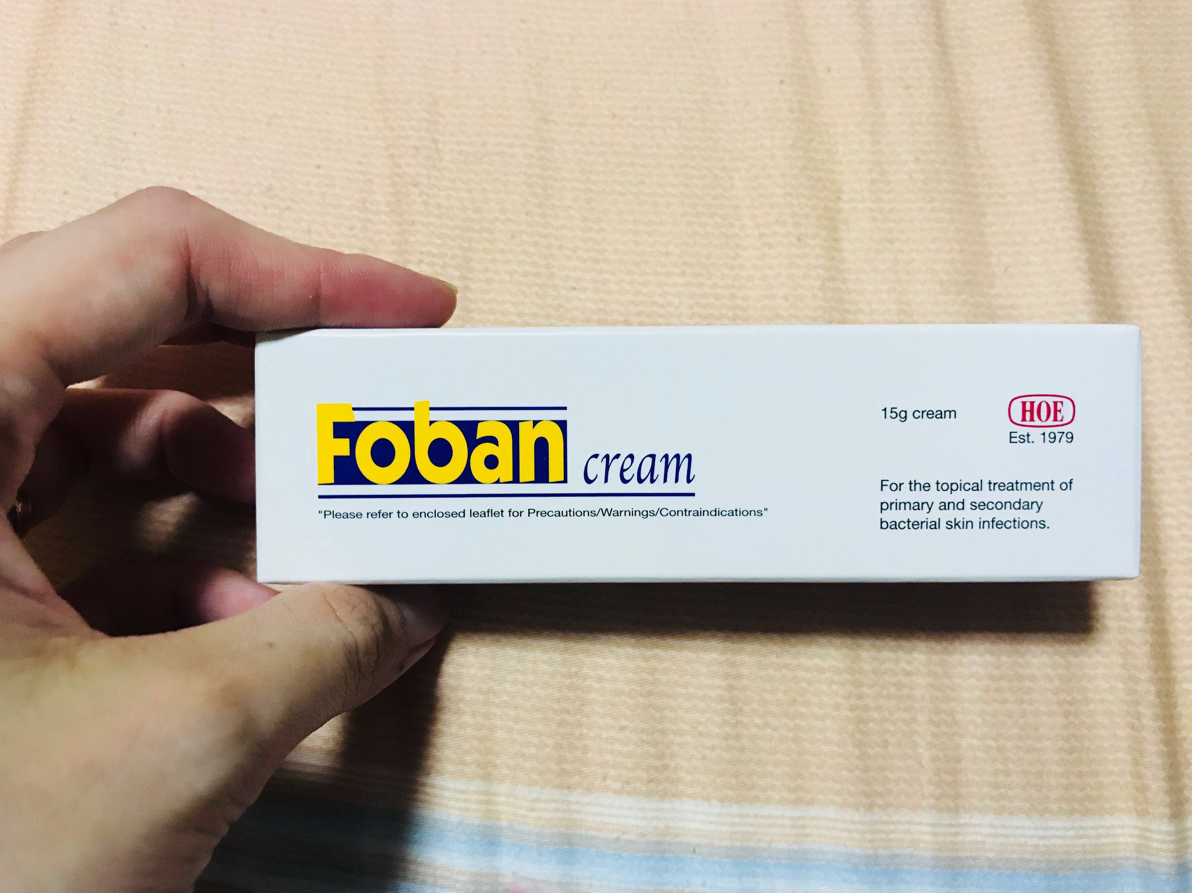 Foban cream antibiotic, Everything Else on Carousell