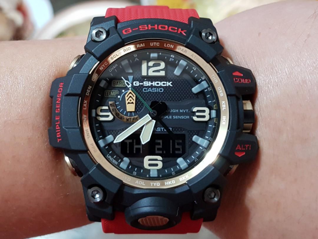 g shock mudmaster red