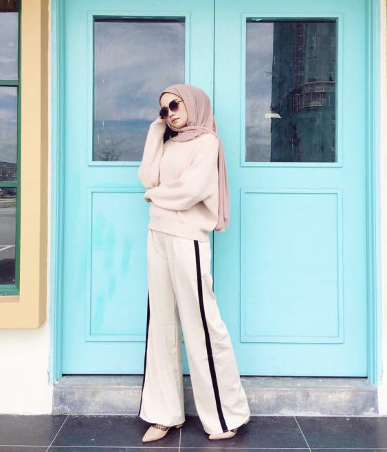 Hijabista Hub Pallazo Women S Fashion Clothes Bottoms On Carousell