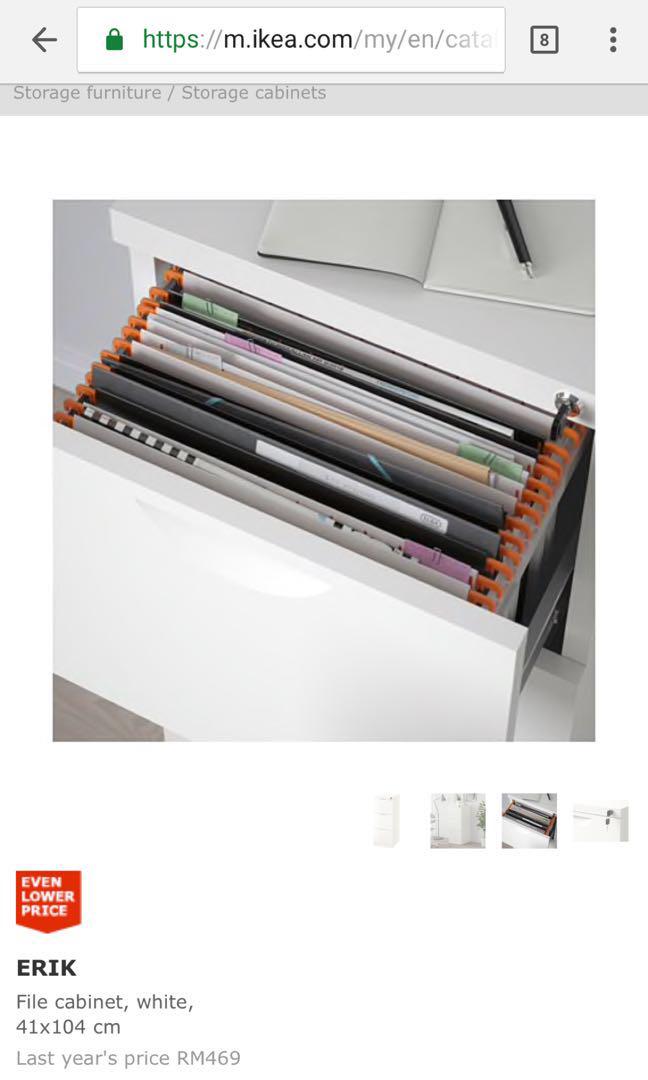 Ikea ERIK File Furniture & Home Living, Furniture, Shelves