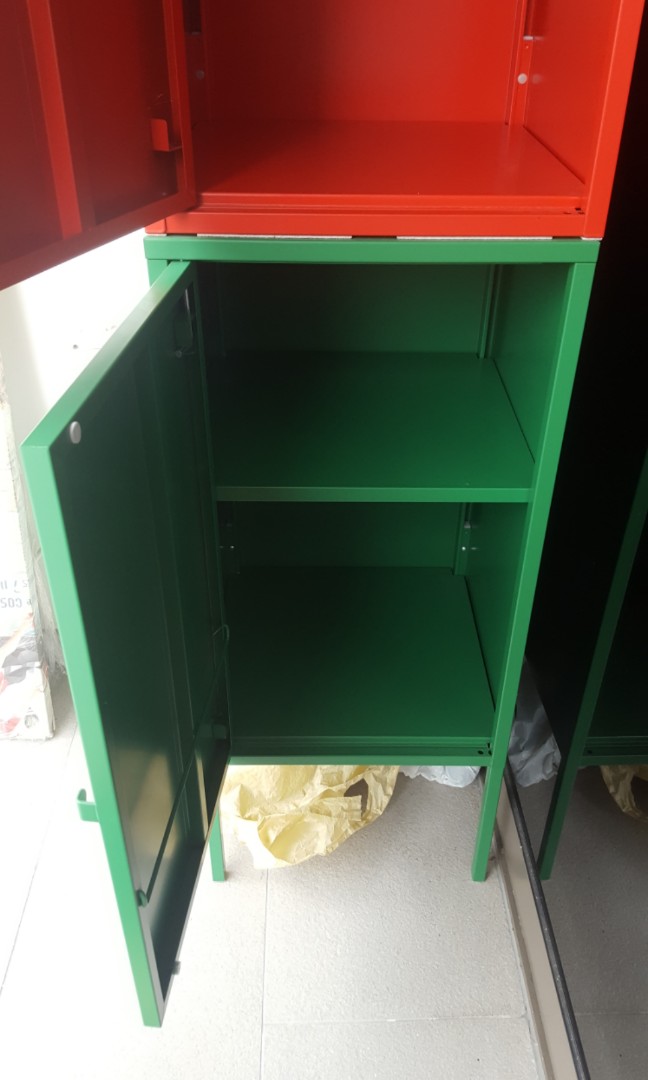 Ikea red and green cupboard, Babies & Kids, Baby Nursery & Kids