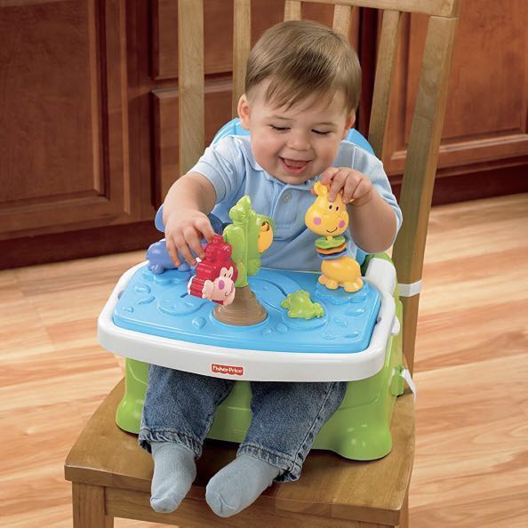 In-Stock) Fisher-Price Discover 'n Grow Busy Baby Booster Seat