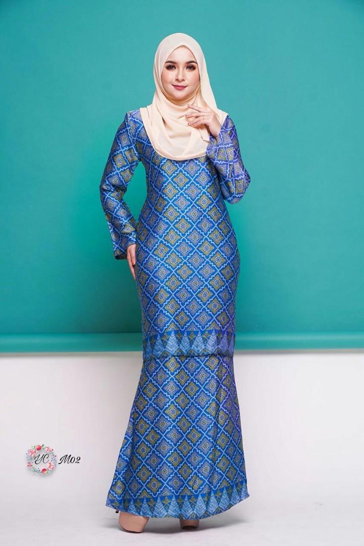 Kurung Songket Moden Women S Fashion Muslimah Fashion Baju Kurung Sets On Carousell