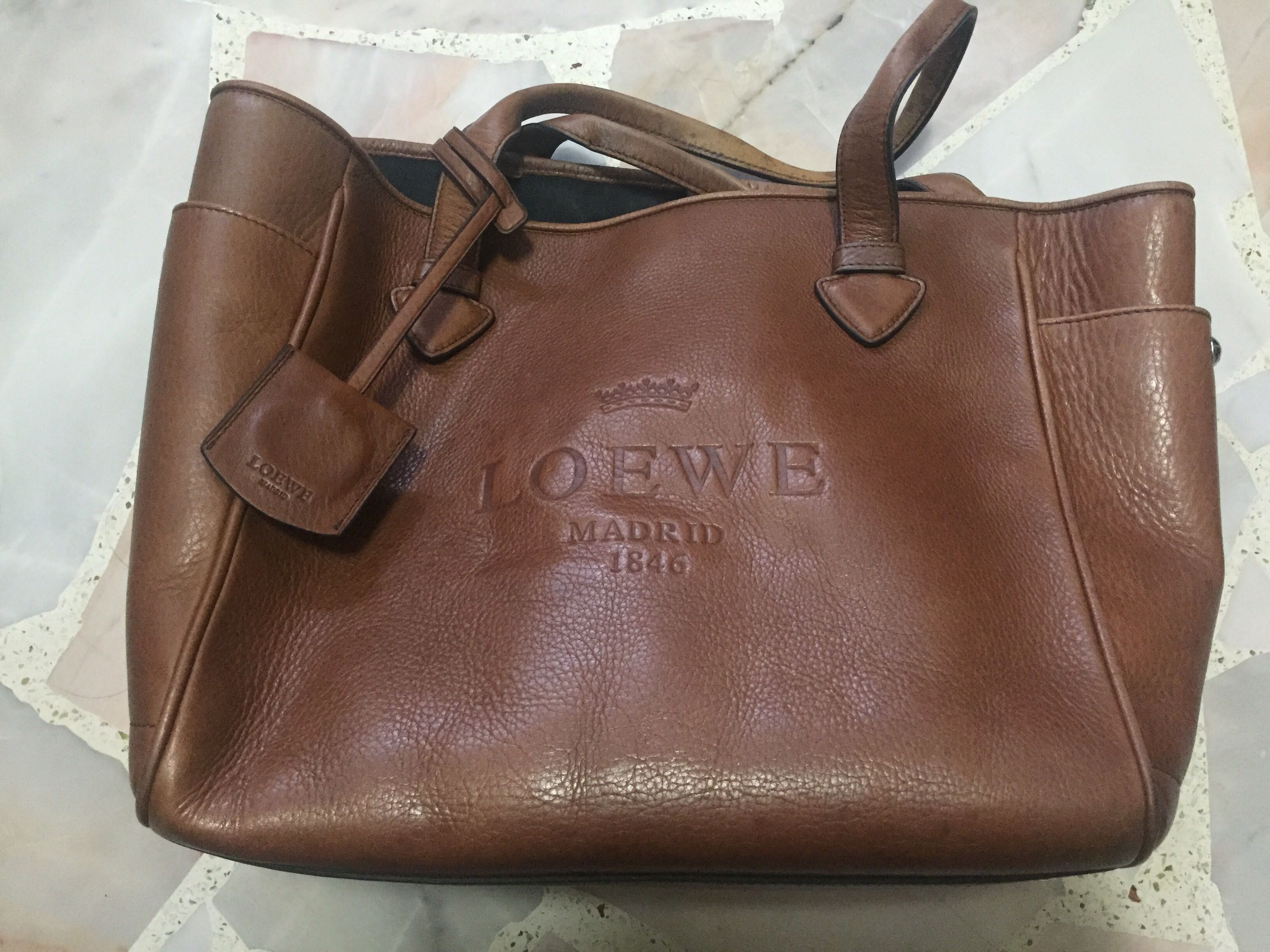 Loewe heritage top tote