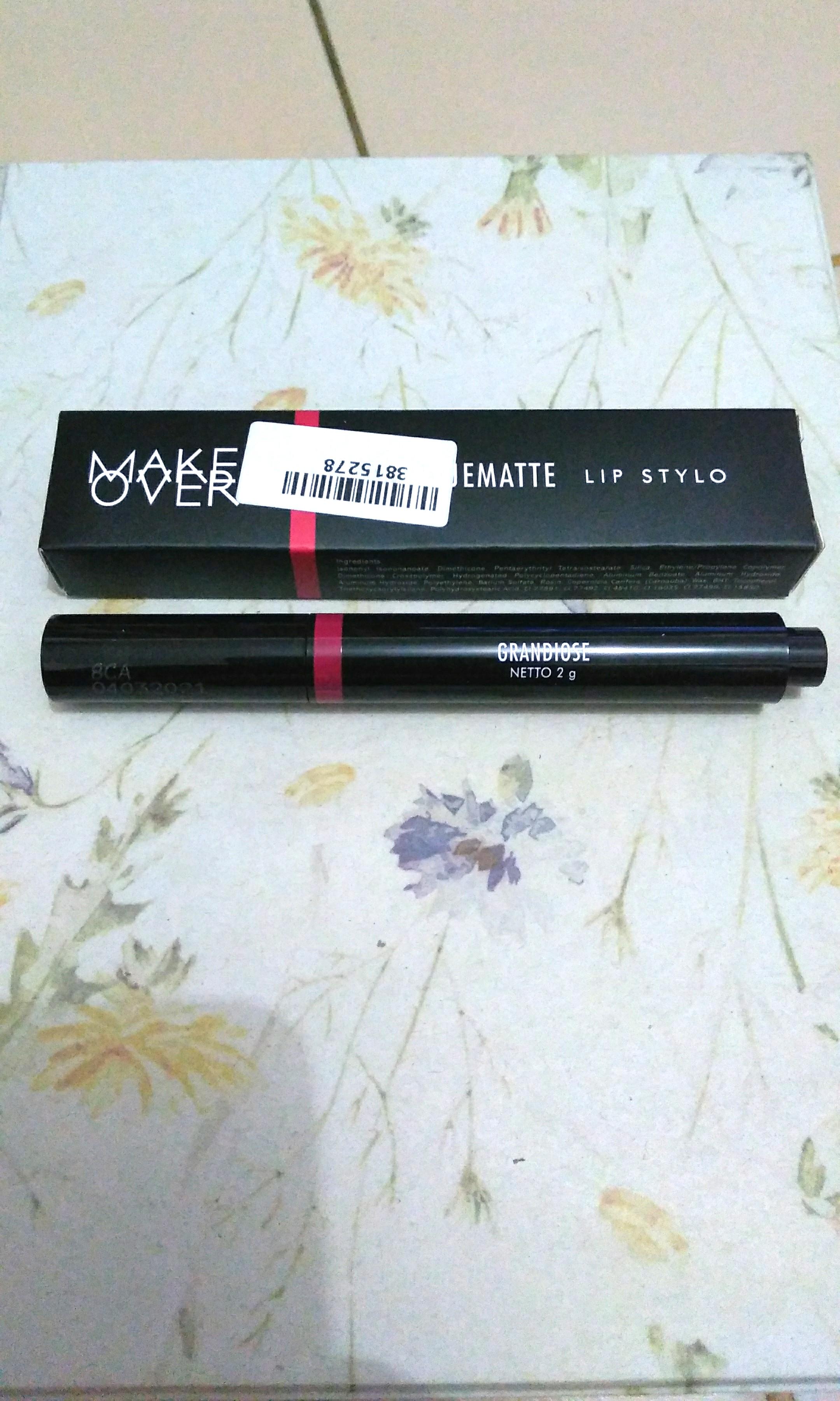 Make Over Cliquematte Lip Stylo Grandiose Kesehatan Kecantikan Rias Wajah Di Carousell