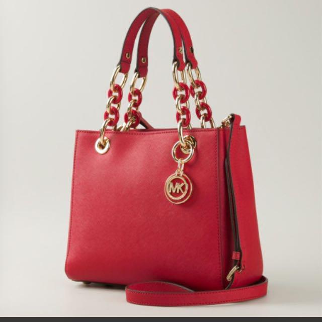 Michael kors shop cynthia red