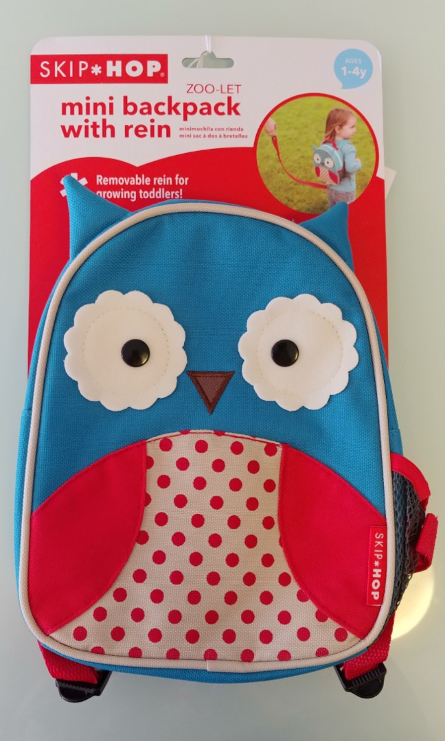 Mini backpack with rein, Babies & Kids, Going Out, Carriers & Slings on