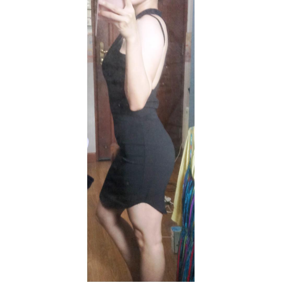 Missguided little black dress cheap