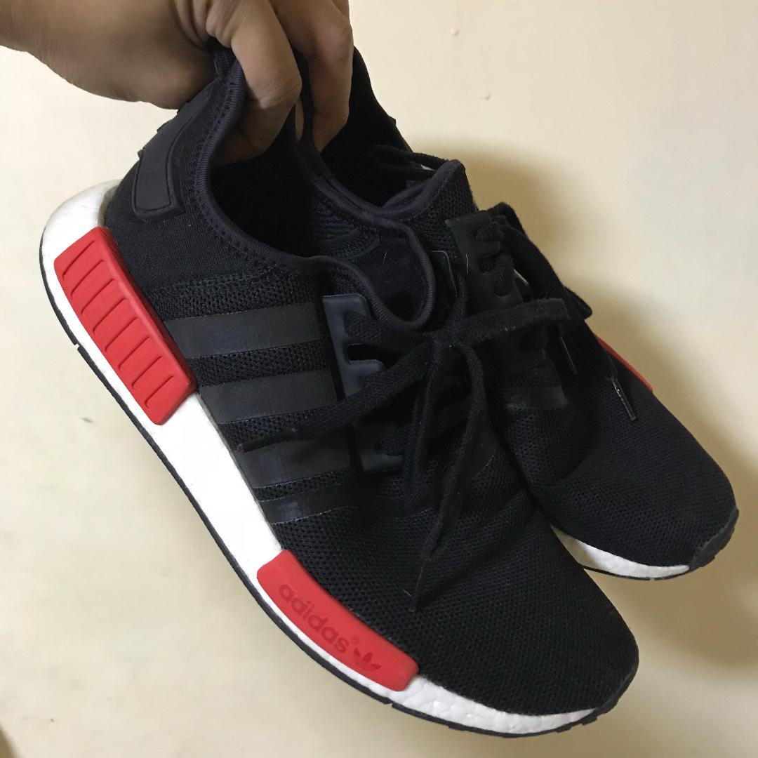 NMD R1 Bred Pack UK10 US10.5 CLEARANCE PRE LOVED Men s