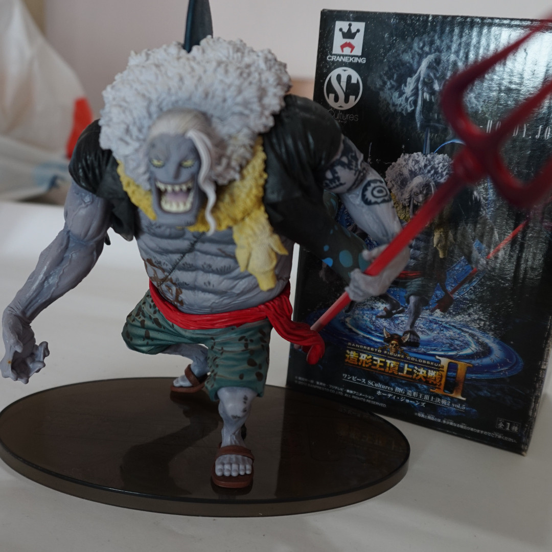 One Piece Sculture Hody Jones Toys Games Bricks Figurines On