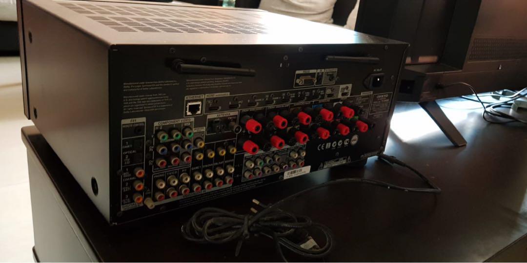 Onkyo TXNR828 AV Receiver, Audio, Soundbars, Speakers & Amplifiers on