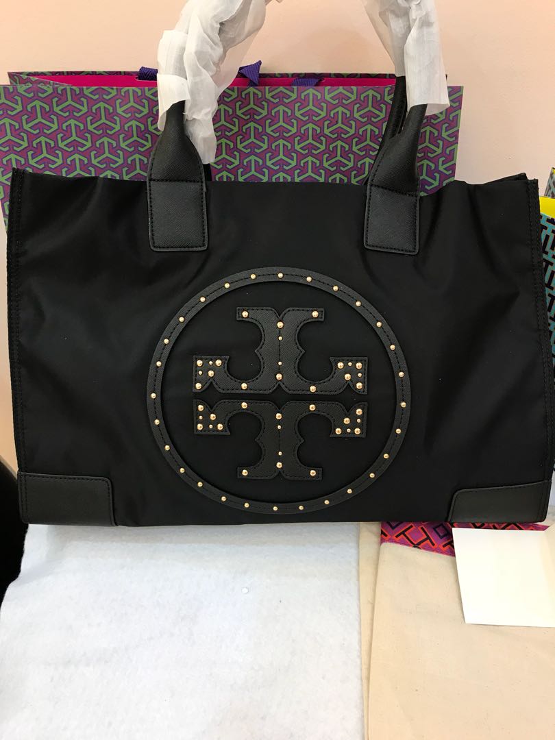 Original Tory Burch Ella Stud tote, Women's Fashion, Bags & Wallets, Tote  Bags on Carousell