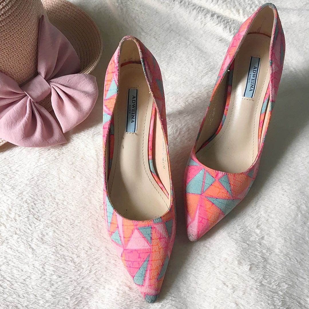 pastel color shoes