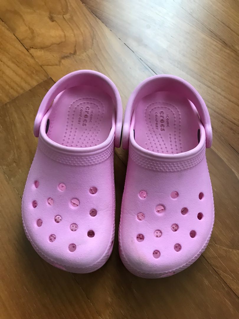 pink crocs