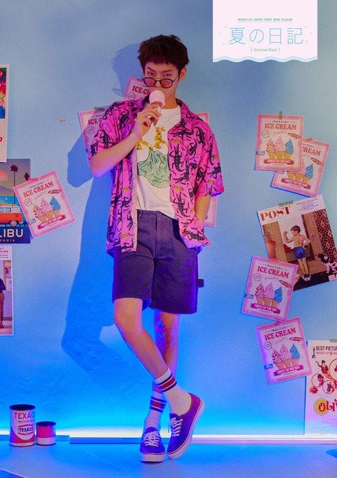 Po Btob Minhyuk Japan First Mini Album 夏の日記 Summer Diary Hobbies Toys Memorabilia Collectibles K Wave On Carousell