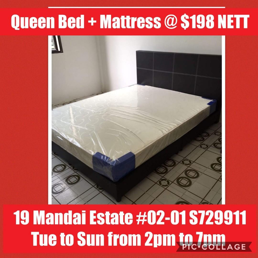 Queen Bed Mattress Warehouse Sale Furniture Home Living Furniture Bed Frames Mattresses On Carousell