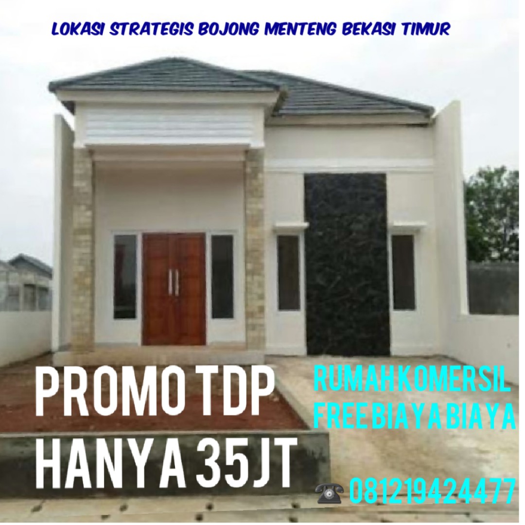 RUMAH KOMERSIL DP 35JT BOJONG MENTENG BEKASI TIMUR Property For