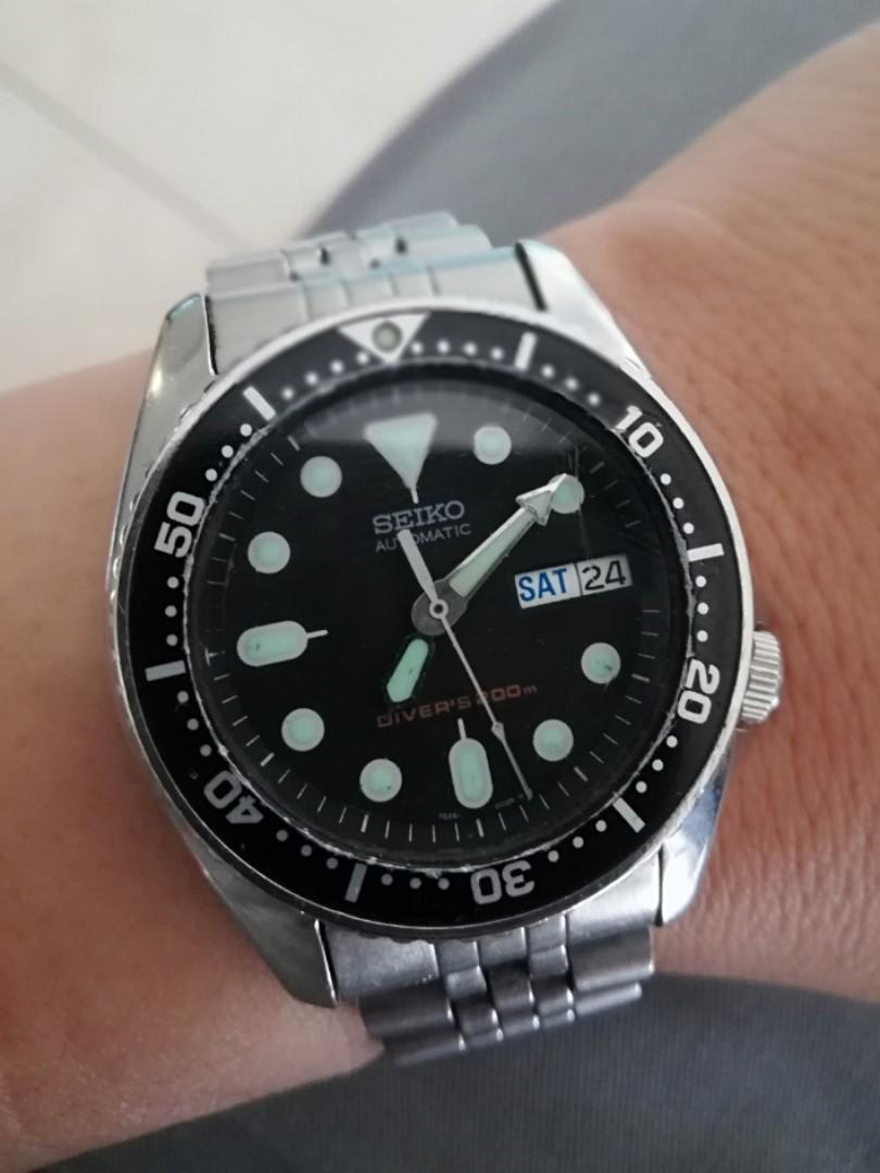 Seiko Diver Skx 013 (7s26-0030) Original Watch, Men's Fashion, Watches &  Accessories, Watches on Carousell