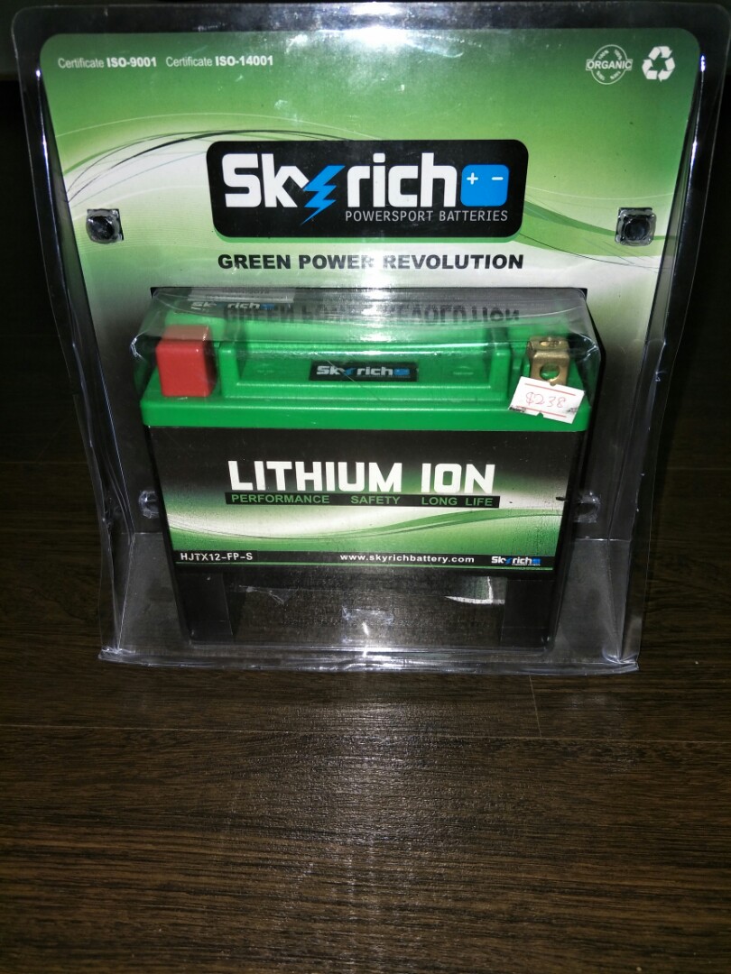 Batterie lithium YTX12 BS HJTX12 Skyrich 12V