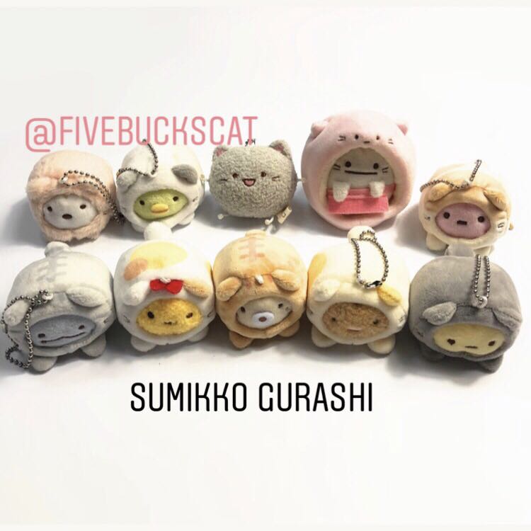 sumikko gurashi cat plush