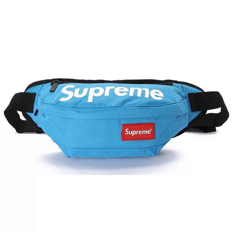 teal supreme fanny pack