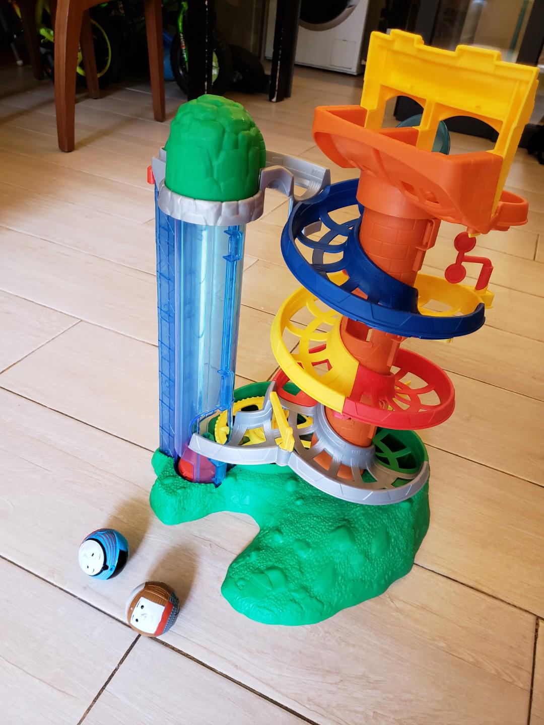 thomas rail rollers spiral station