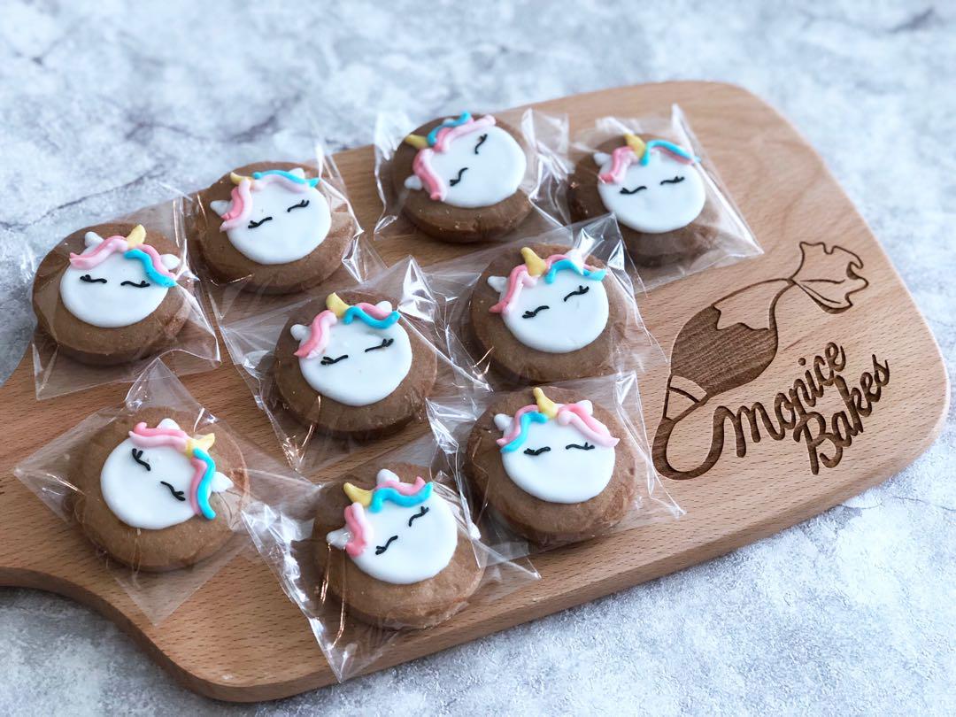 Unicorn Cookies, Food & Drinks, Baked Goods on Carousell