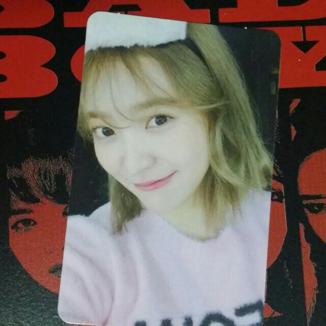 Wts Wtt Red Velvet Bad Boy Yeri Pc Entertainment K Wave On Carousell