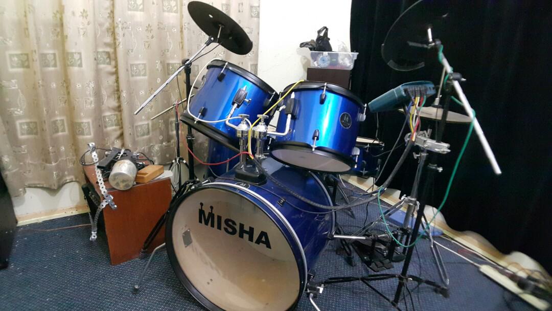 XM Electronic Drum Mesh with Drum KIT, Hobbies & Toys, Music & Media