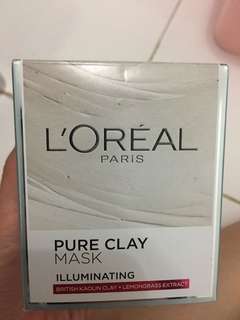 L'oreal pure clay mask illuminating