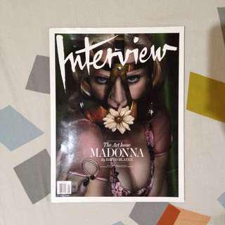 MADONNA Interview Magazine Cover