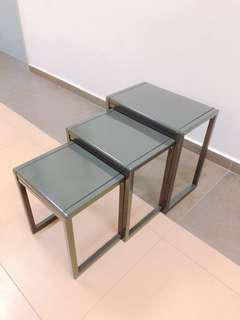 Functional Nesting Tables for Living Hall & Balcony Patio