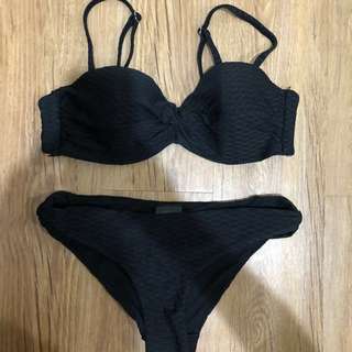 H&M Black Bikini 34B