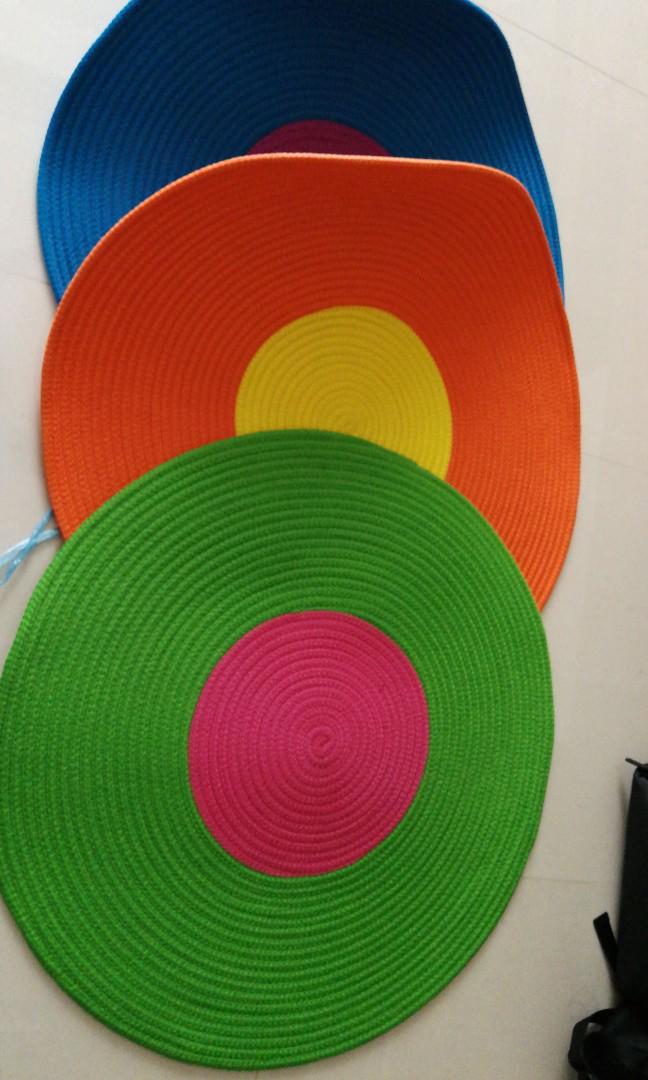Colourful Round Carpet Furniture Home Decor Others On Carousell