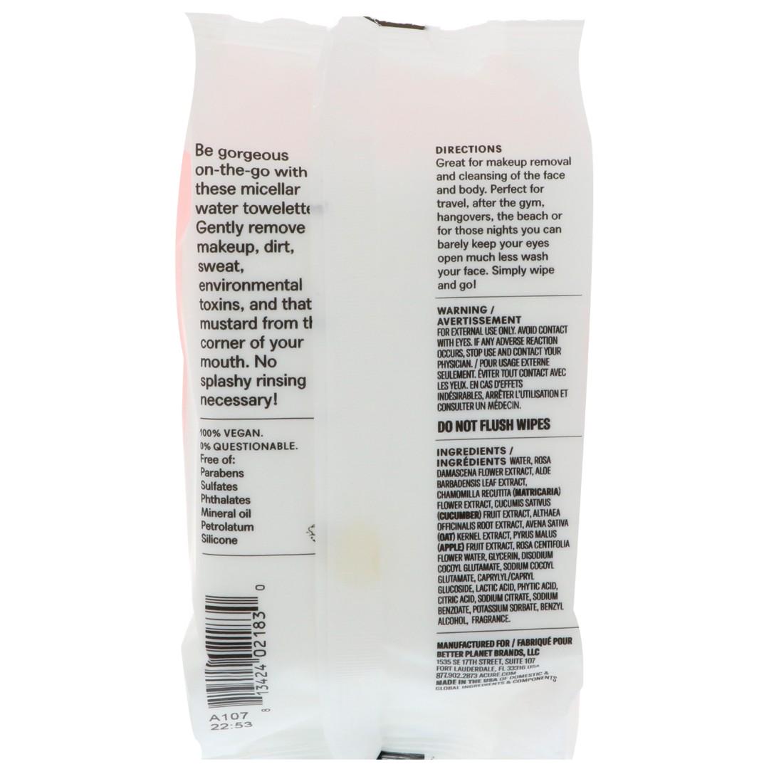 acure makeup wipes
