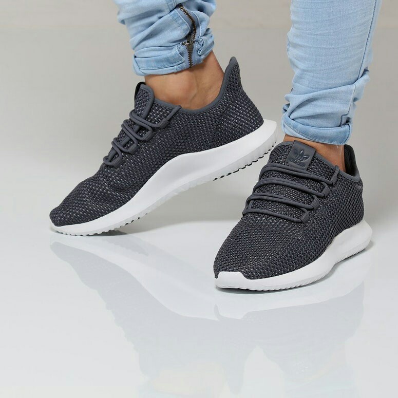 adidas tubular shadow white & grey shoes