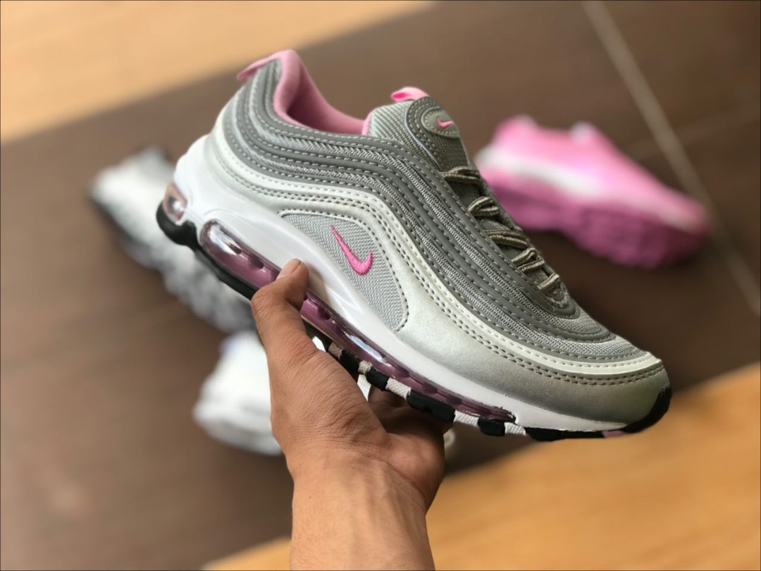 AIRMAX 97 Silver pink 36 40 rm210.00 pos sm Premium quality Women s Fashion Footwear Sneakers on Carousell