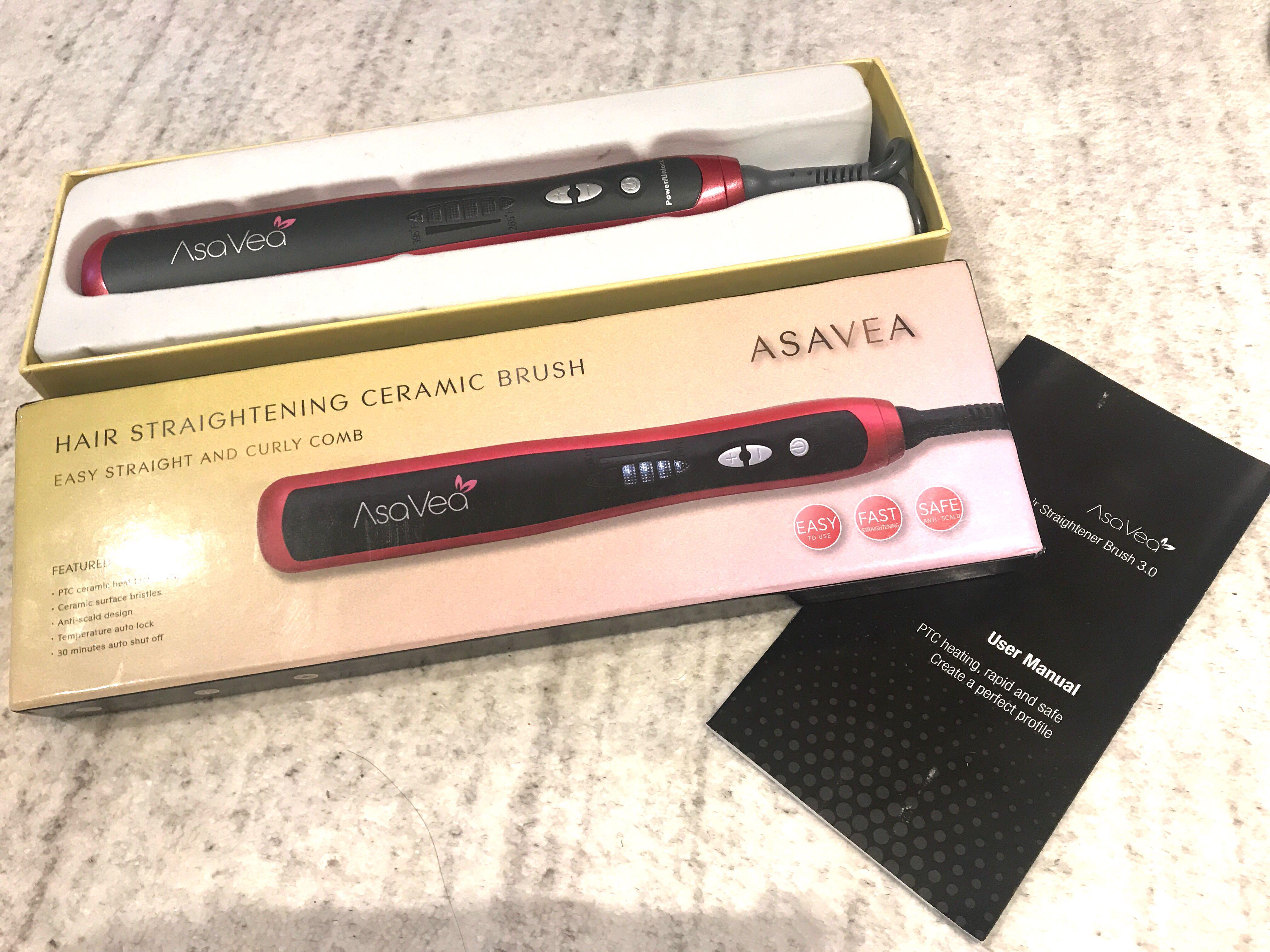 asavea mch hair straightener brush 3.0