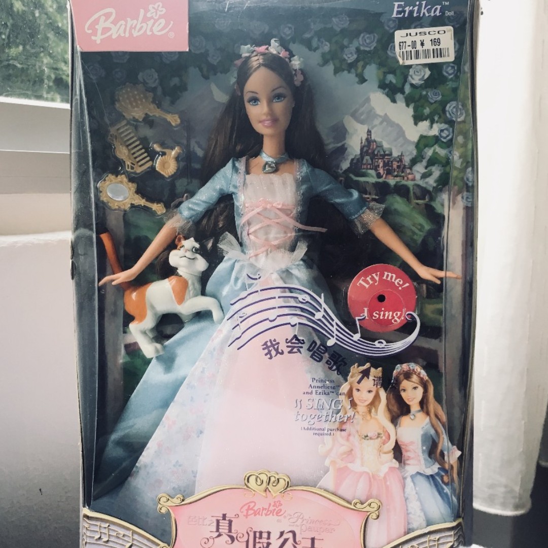 Barbie The Princess And The Pauper Princess Erika Doll Hobbies Toys Memorabilia