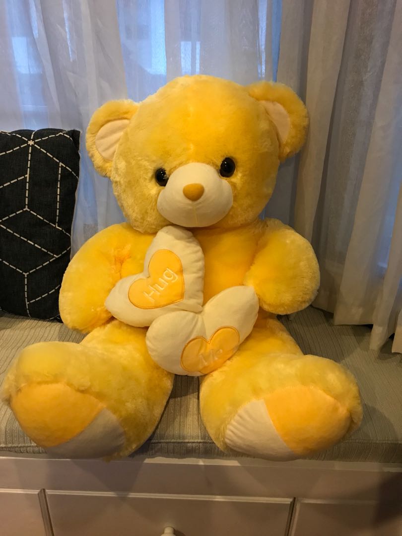 big yellow teddy bear