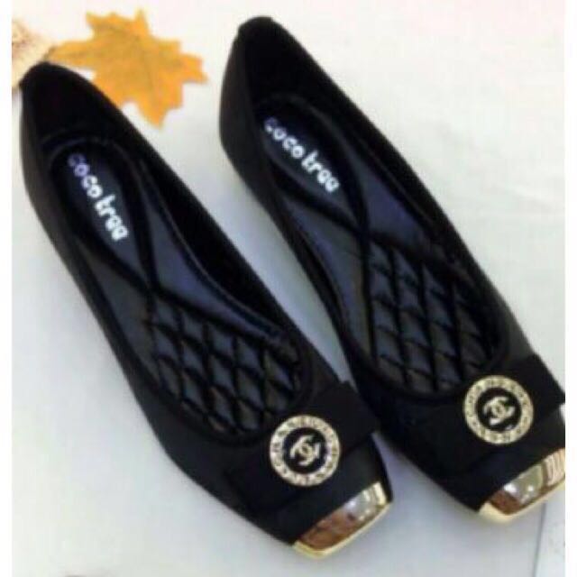 Chanel Doll Shoes Replica Black Size 38 