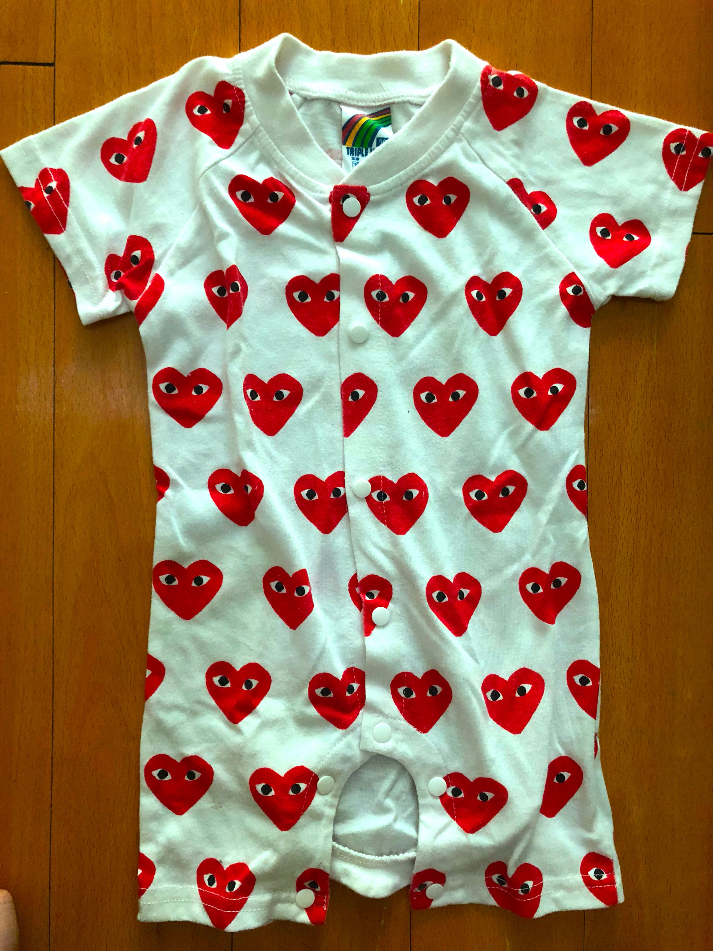 Comme des garcons baby onesie hotsell