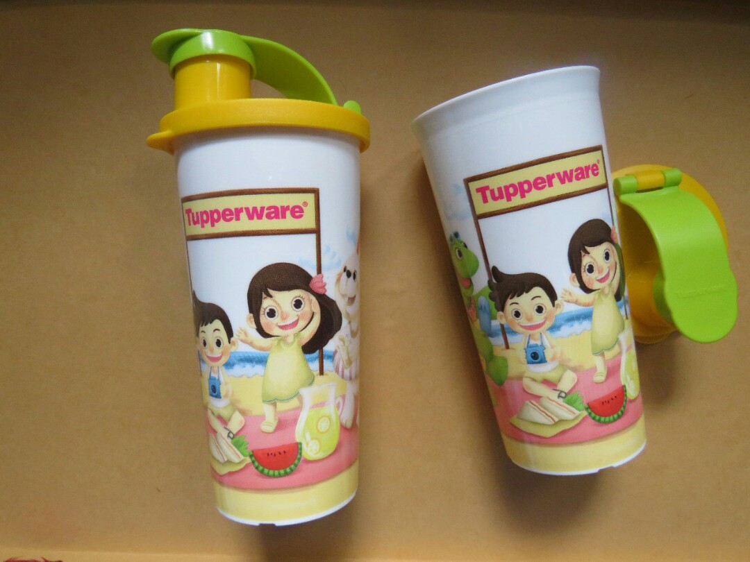 Tupperware Fun Tumbler 260ml Biru - Wikie Cloud Design Ideas