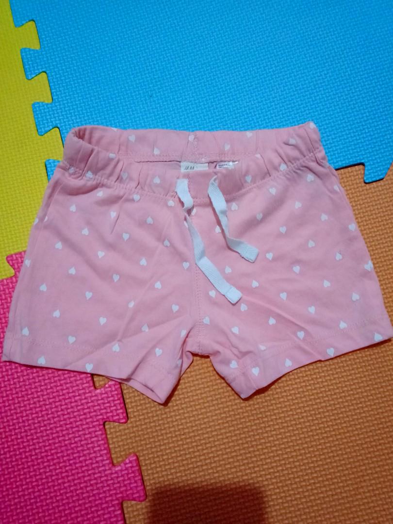 h&m baby girl shorts