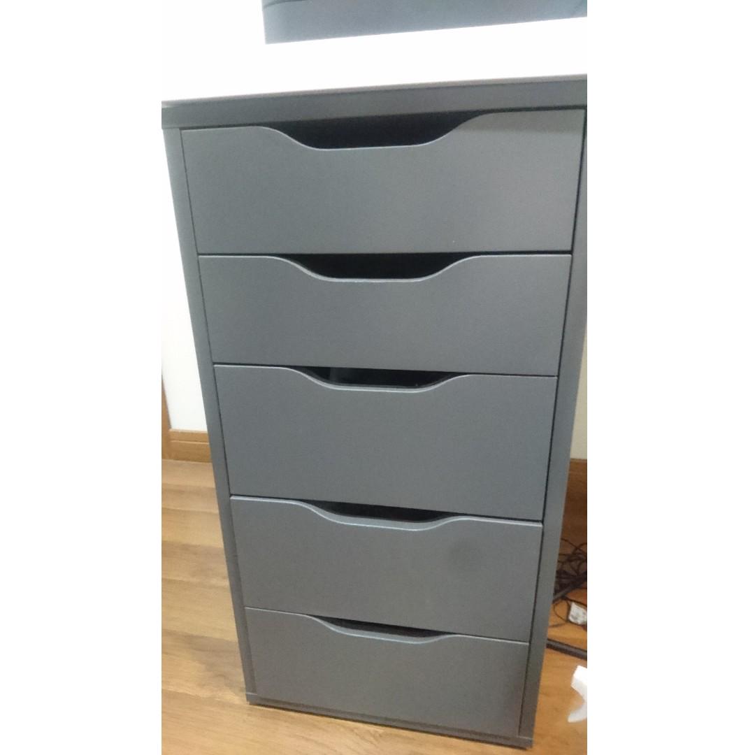 Ikea Alex Drawer Unit Nego Home Furniture Furniture On Carousell